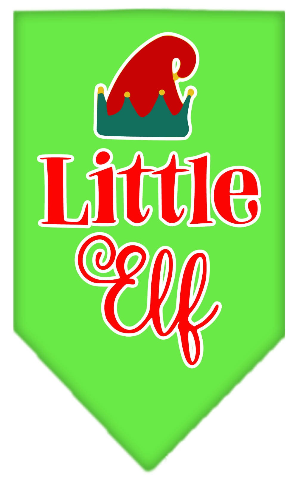 As You Wish Apparel – "Little Elf" Christmas Pet Bandana