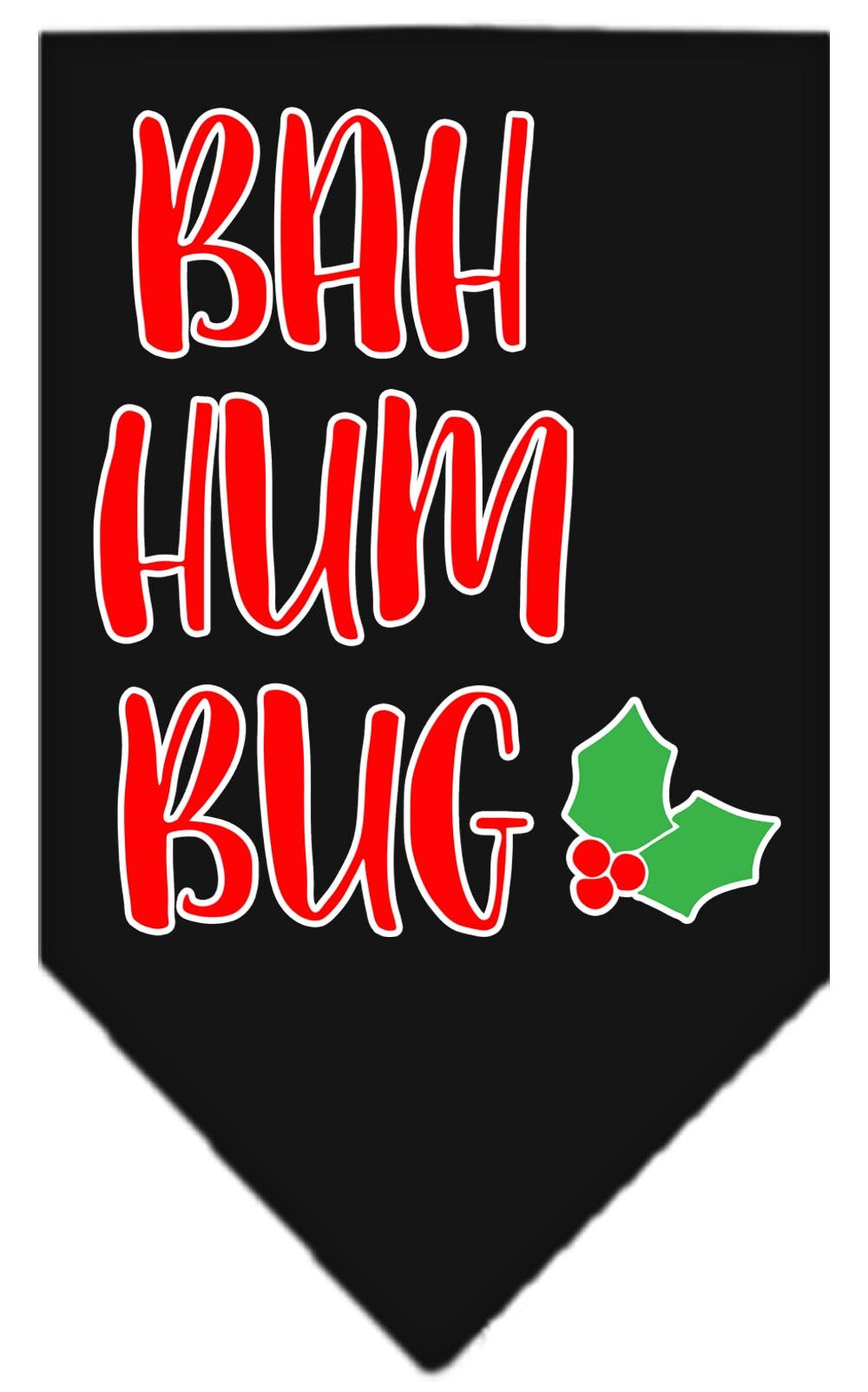 As You Wish Apparel – "Bah Humbug" Christmas Pet Bandana