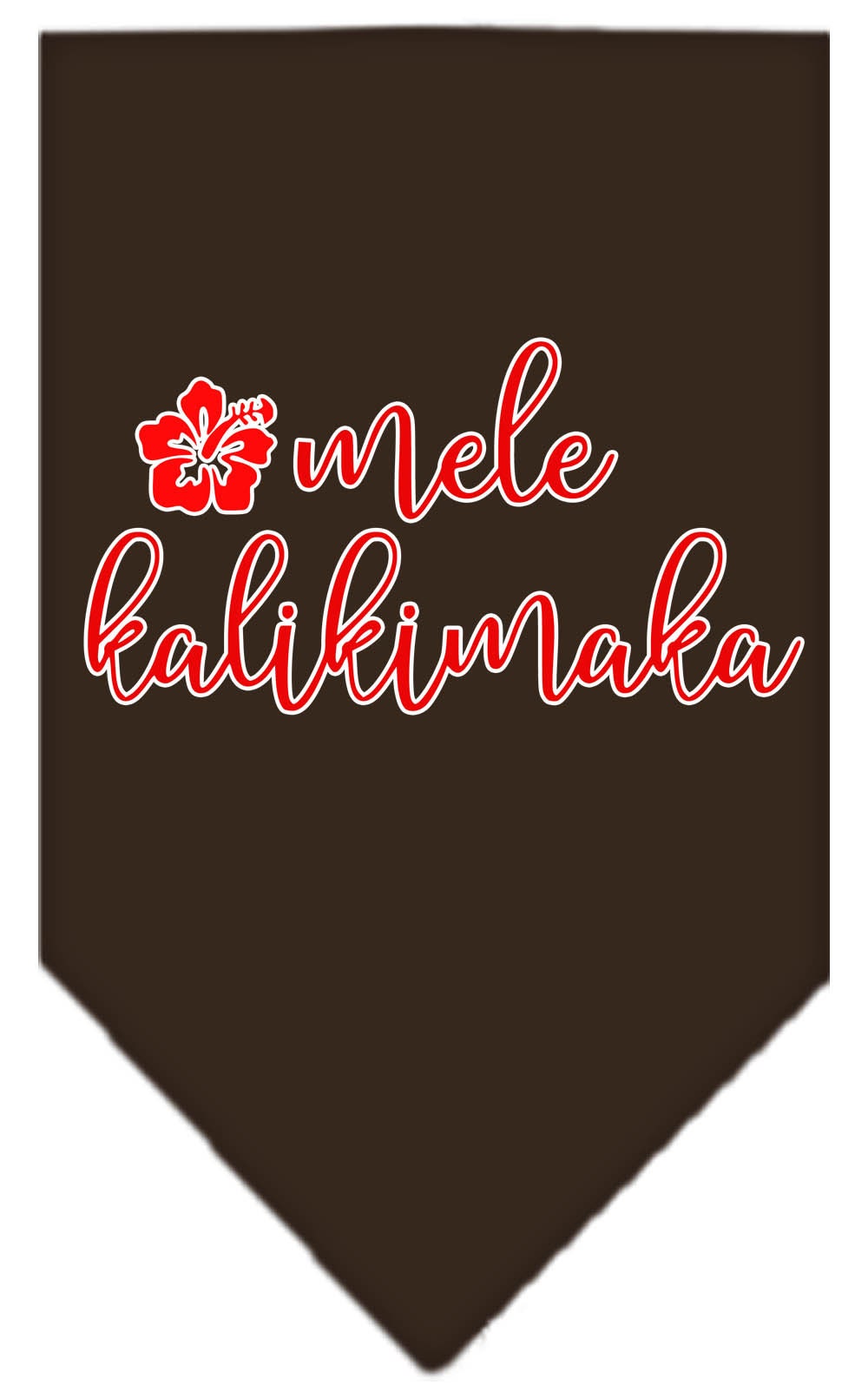 As You Wish Apparel – "Mele Kalikimaka" Christmas Pet Bandana