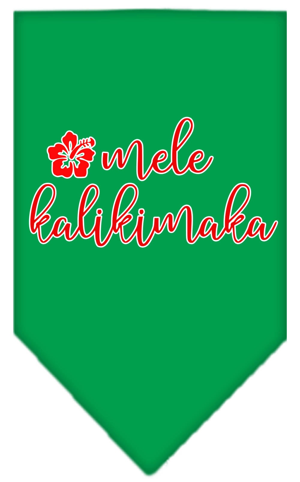 As You Wish Apparel – "Mele Kalikimaka" Christmas Pet Bandana
