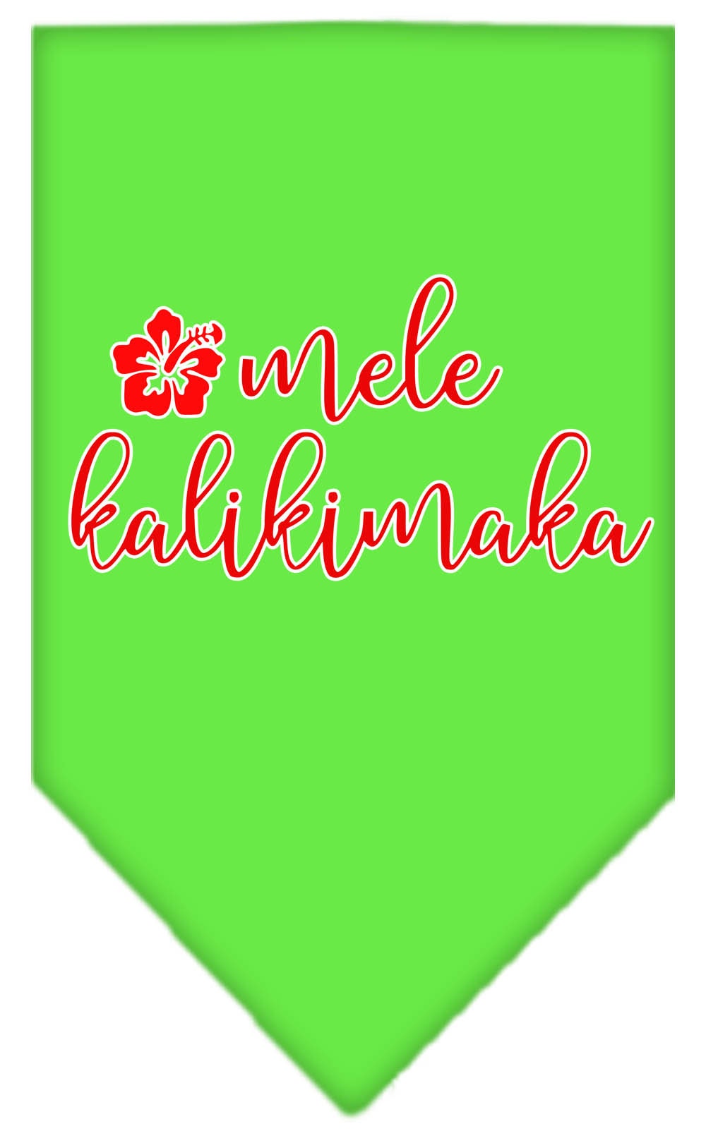 As You Wish Apparel – "Mele Kalikimaka" Christmas Pet Bandana