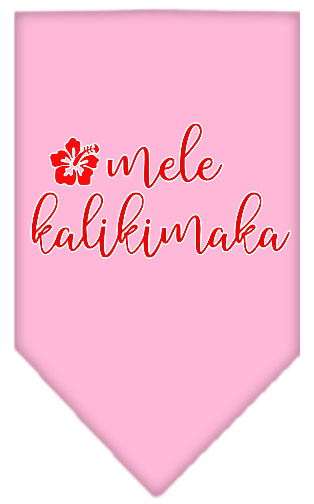 As You Wish Apparel – "Mele Kalikimaka" Christmas Pet Bandana