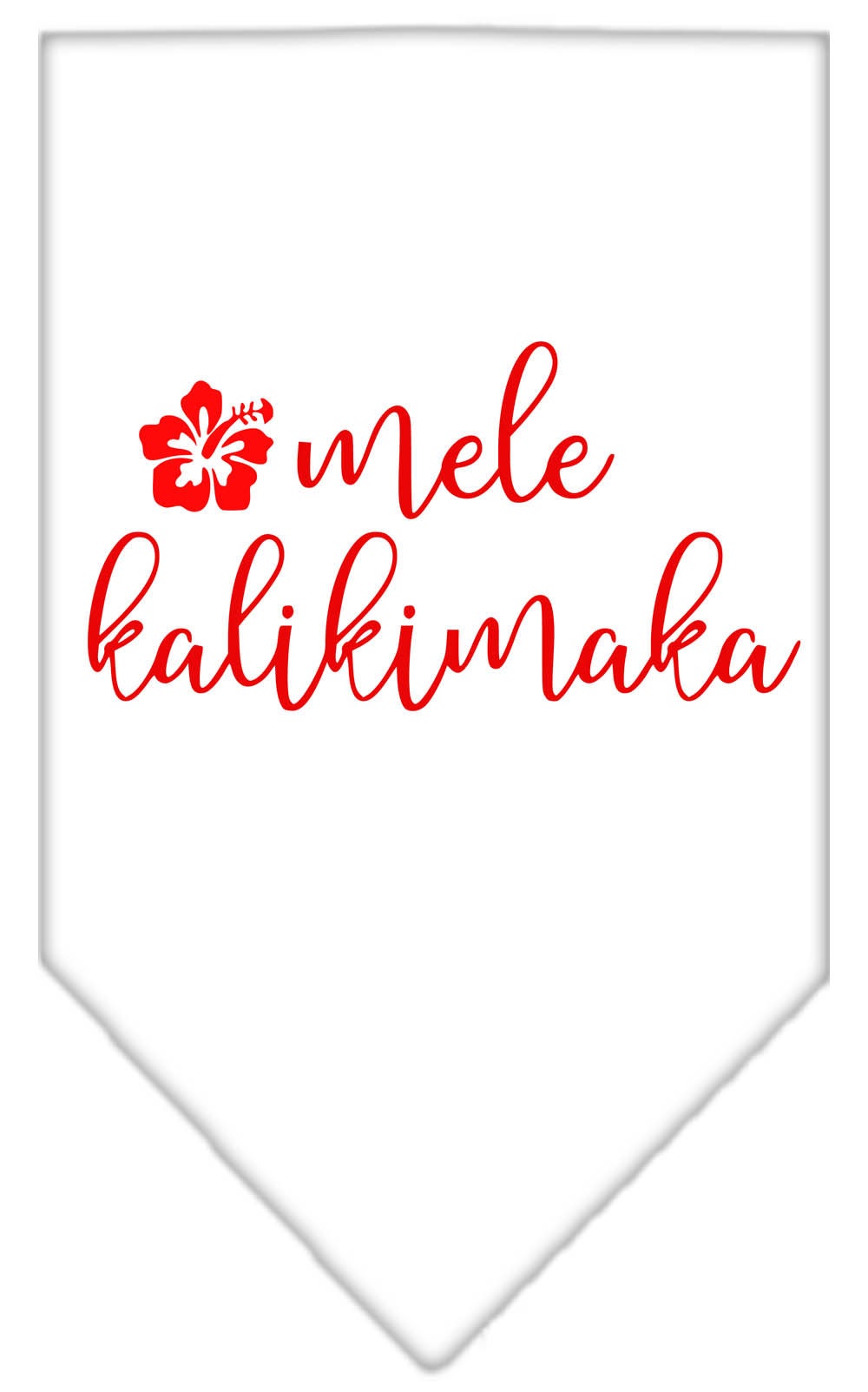 As You Wish Apparel – "Mele Kalikimaka" Christmas Pet Bandana