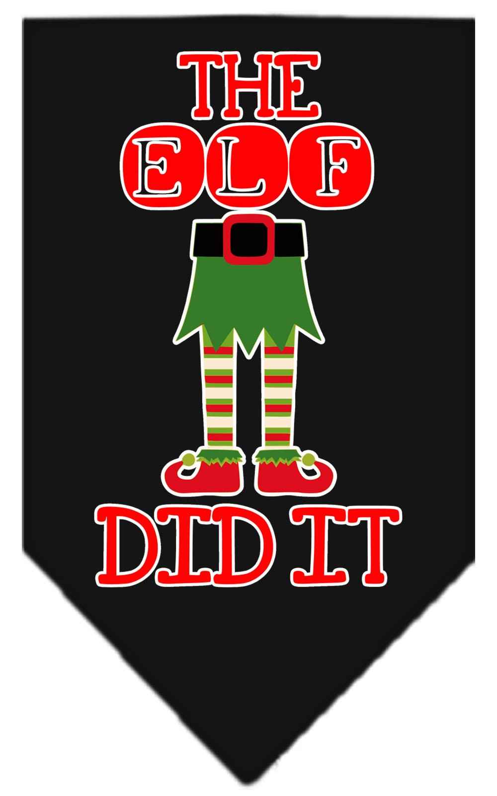 As You Wish Apparel – "The Elf Did It" Christmas Pet Bandana