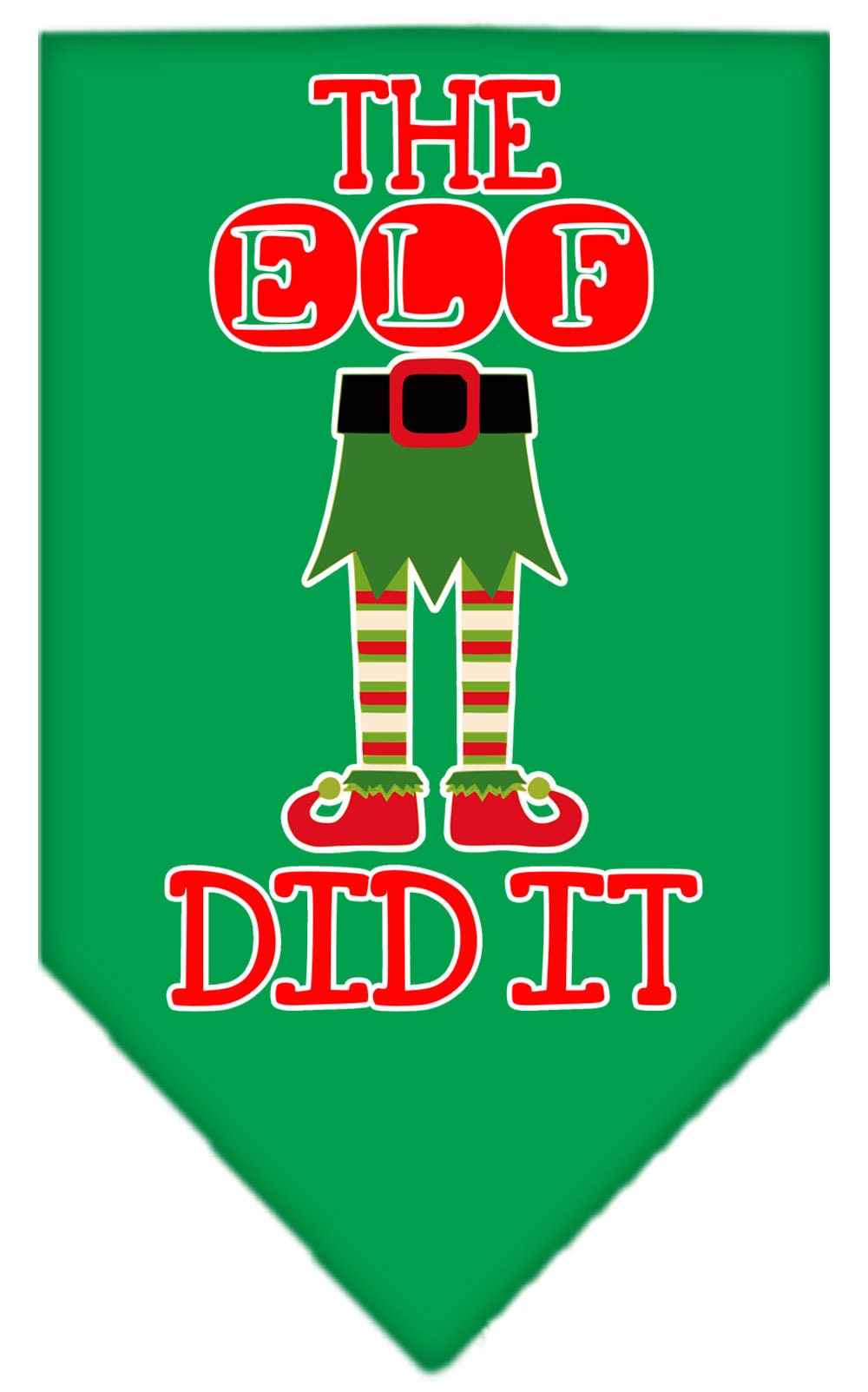 As You Wish Apparel – "The Elf Did It" Christmas Pet Bandana