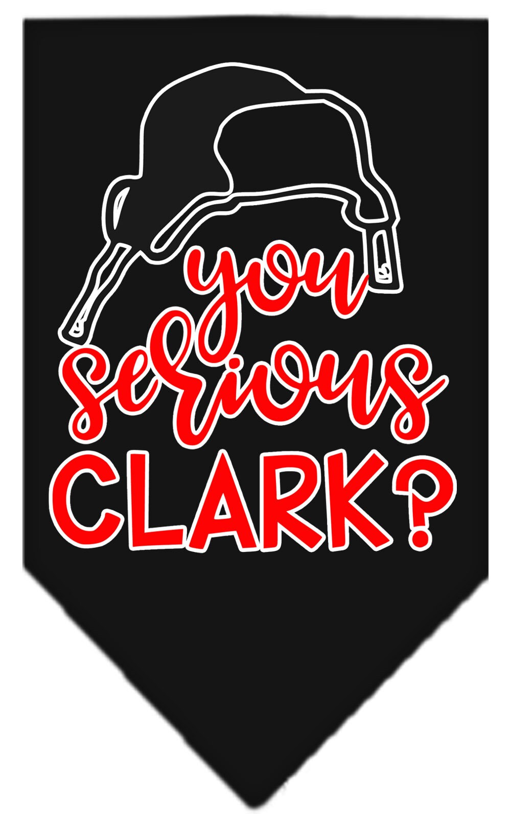 As You Wish Apparel – "You Serious Clark?" Christmas Pet Bandana