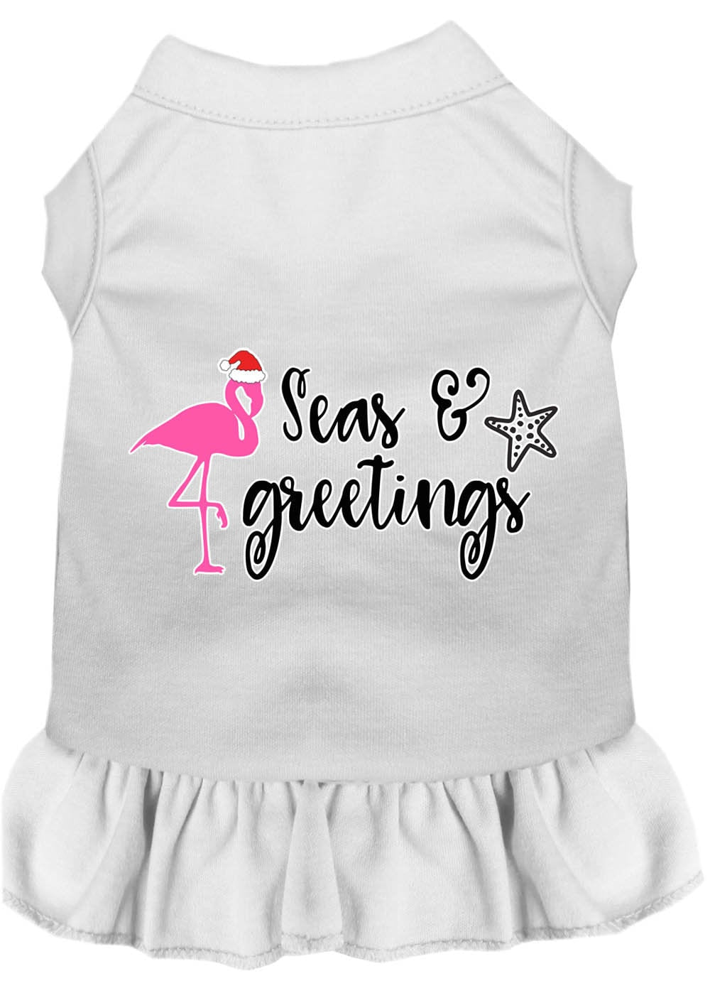 As You Wish Apparel – "Seas and Greetings" Christmas Pet Dress