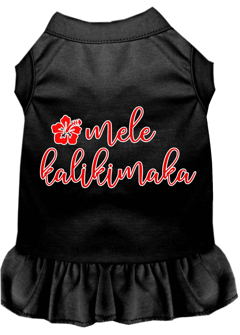 As You Wish Apparel – "Mele Kalikimaka" Christmas Pet Dress