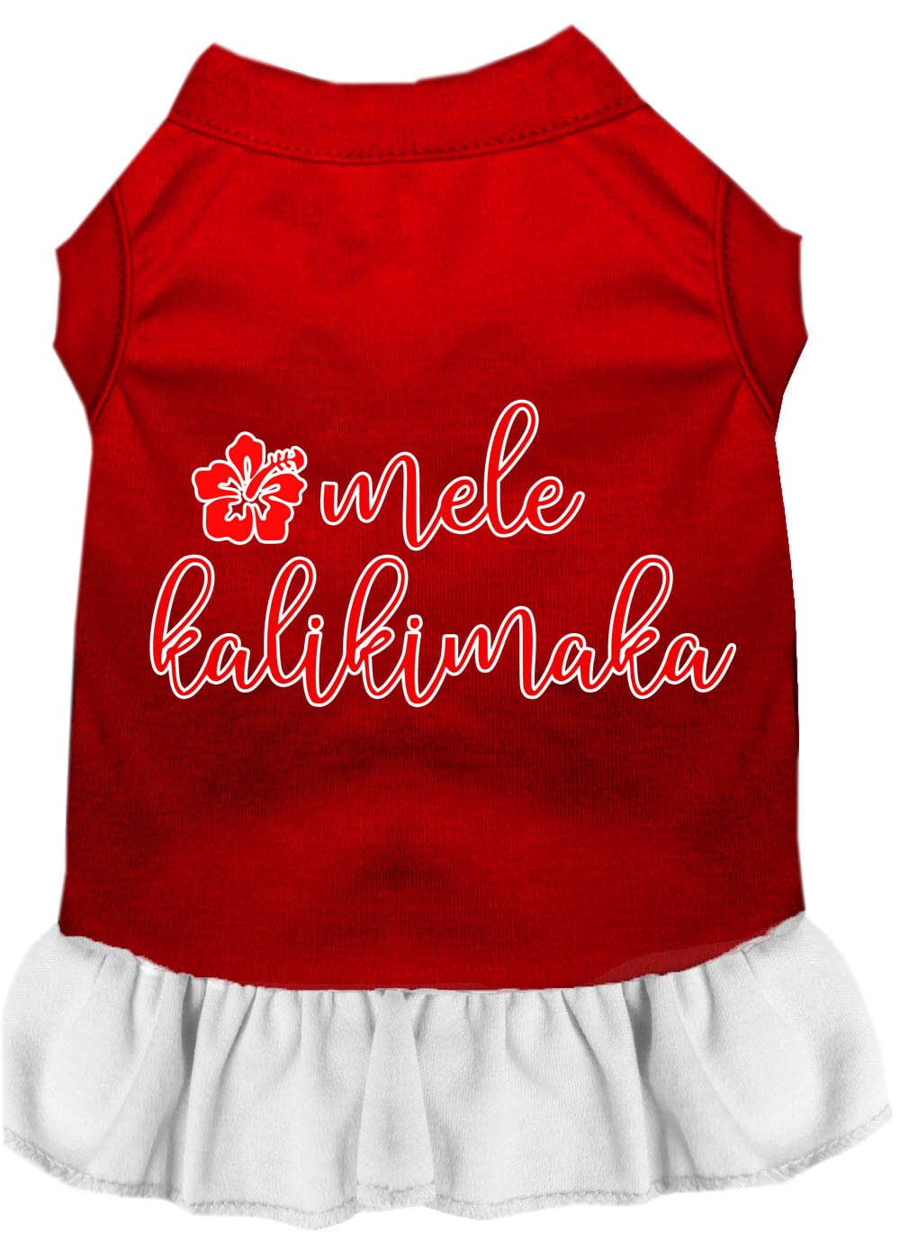 As You Wish Apparel – "Mele Kalikimaka" Christmas Pet Dress