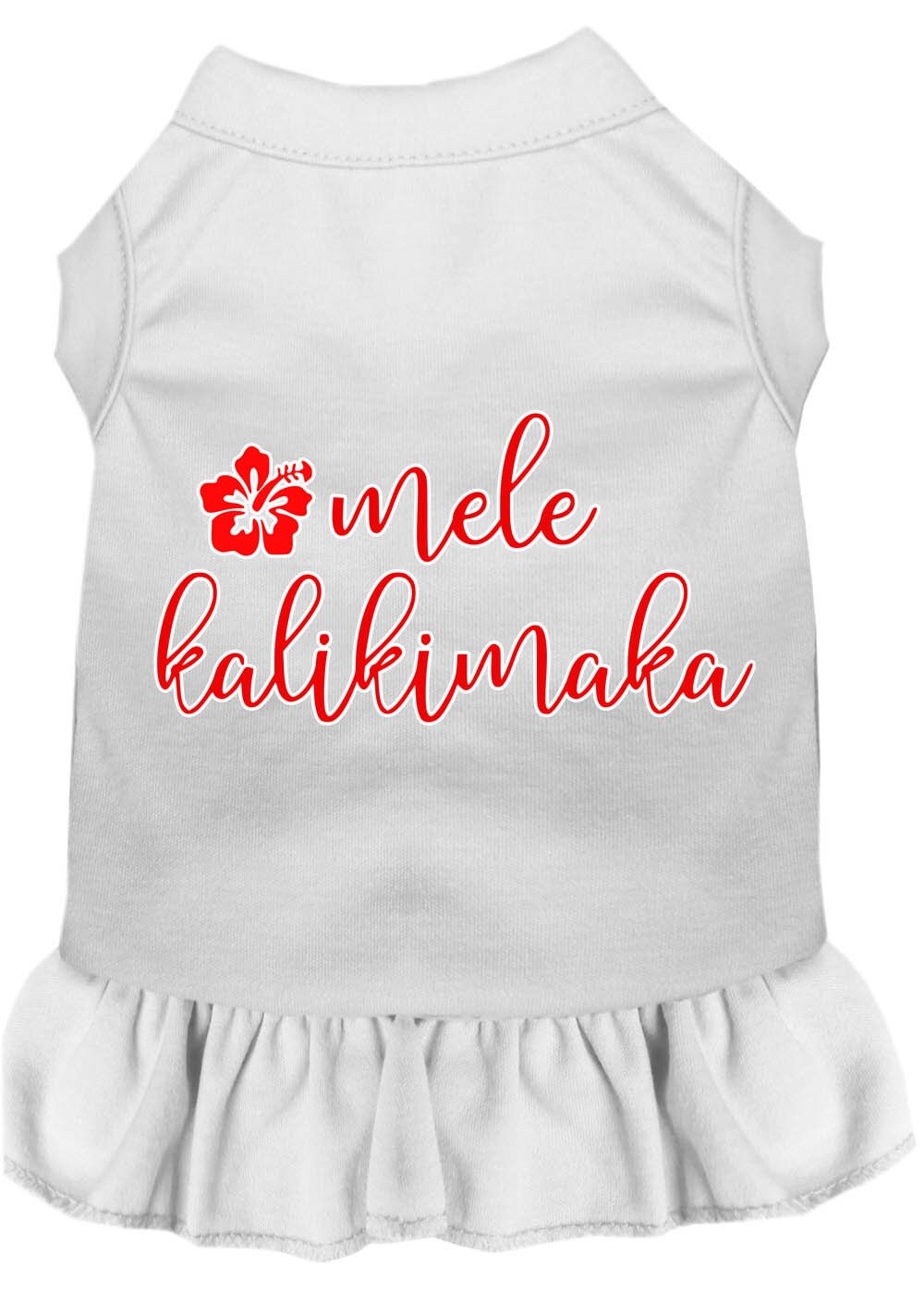 As You Wish Apparel – "Mele Kalikimaka" Christmas Pet Dress