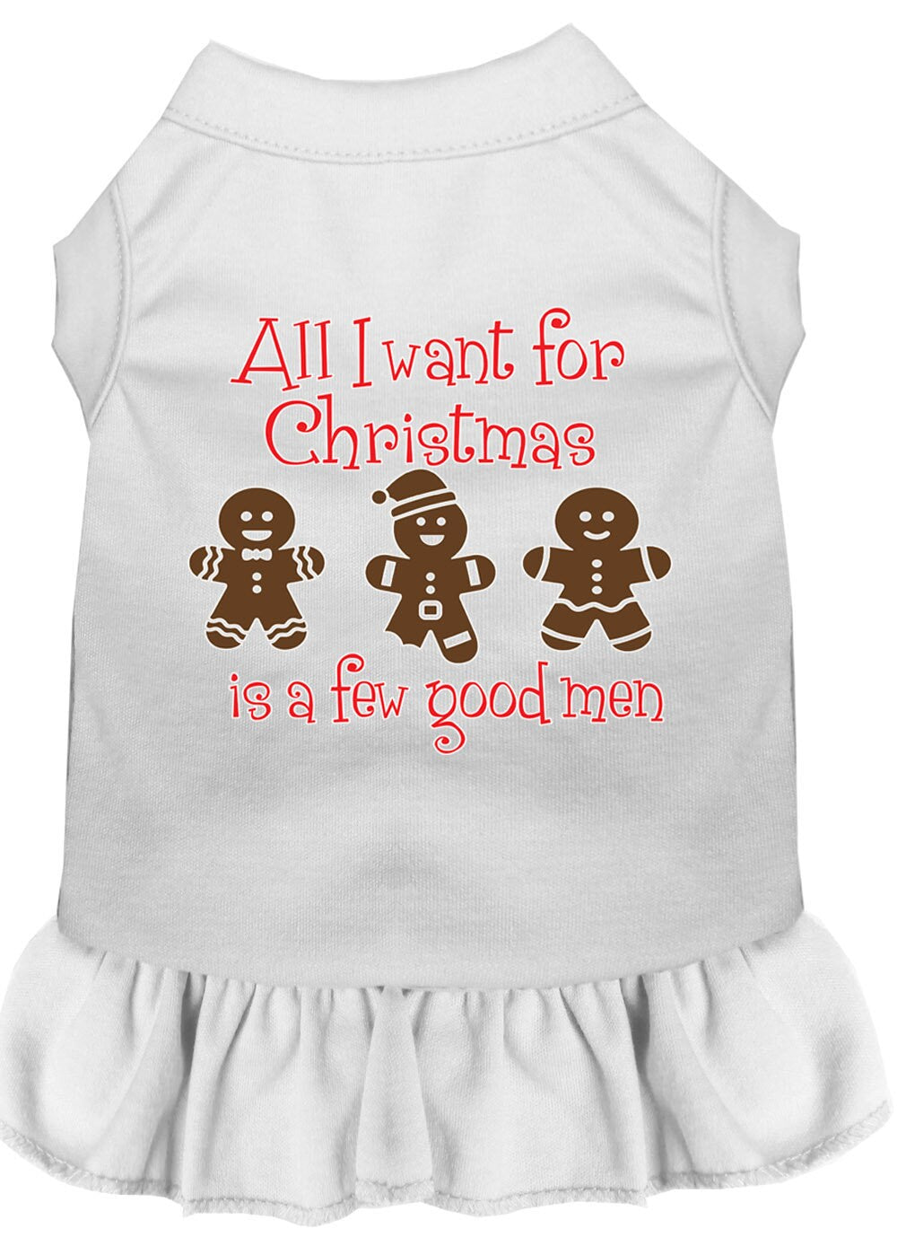 As You Wish Apparel – "All I Want For Christmas Is A Few Good Men" Pet Dress