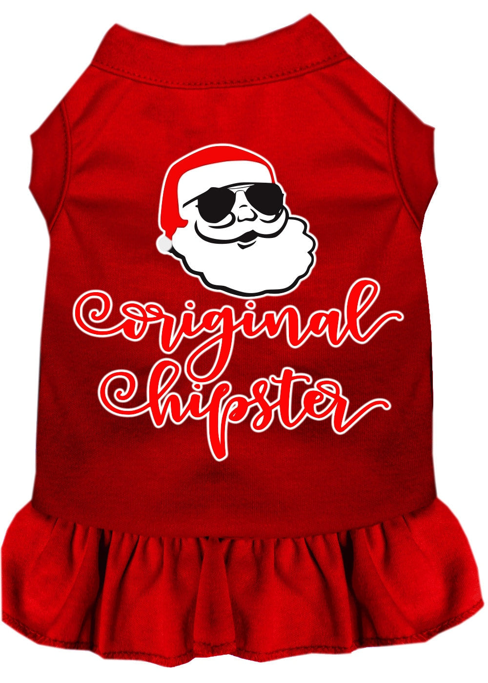 As You Wish Apparel – "Original Hipster" Christmas Pet Dress
