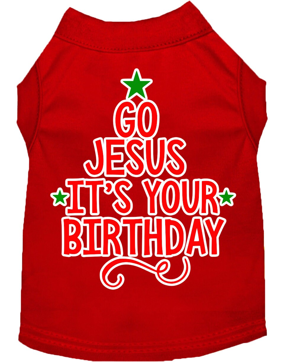 As You Wish Apparel – "Go Jesus, Its Your Birthday" Christmas Pet Shirt
