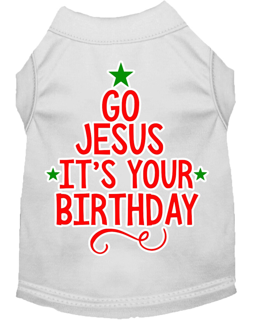 As You Wish Apparel – "Go Jesus, Its Your Birthday" Christmas Pet Shirt