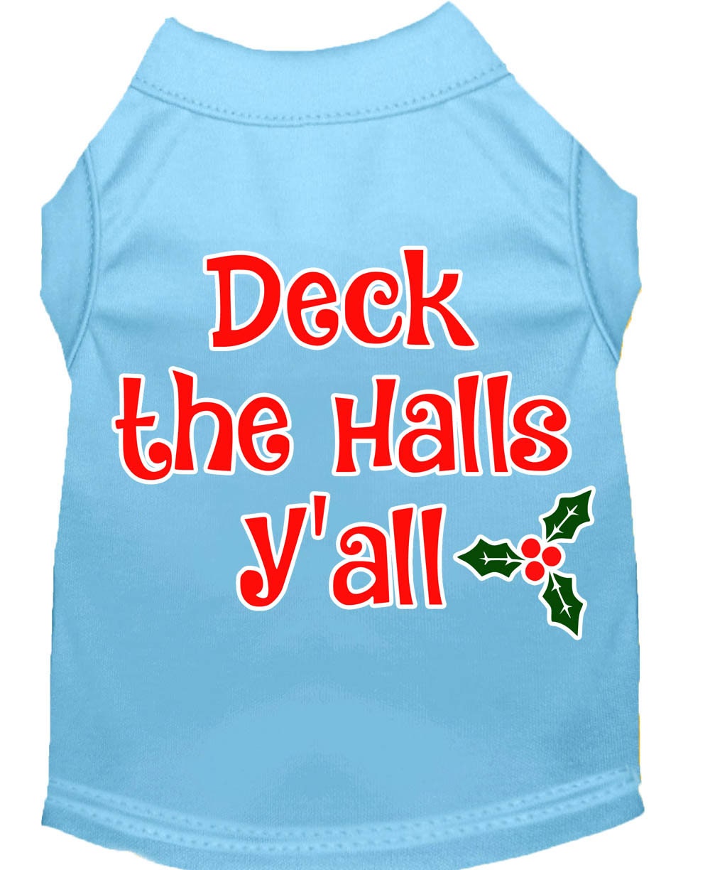 As You Wish Apparel – "Deck The Halls, Yall" Christmas Pet Shirt