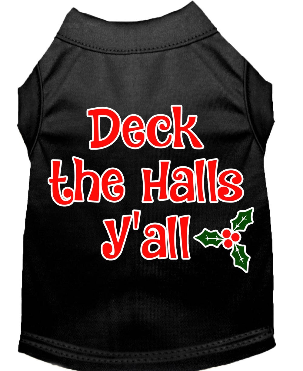 As You Wish Apparel – "Deck The Halls, Yall" Christmas Pet Shirt