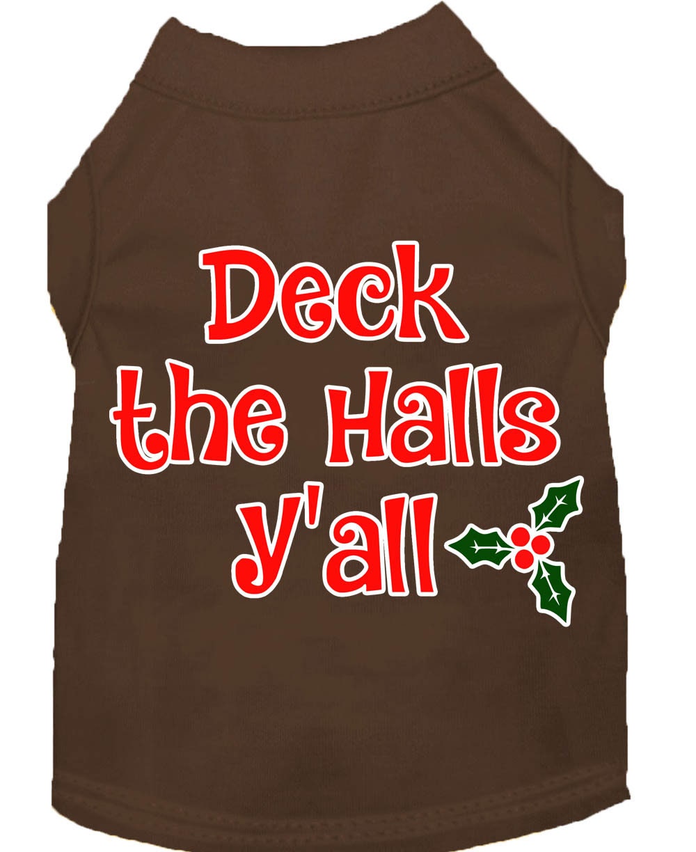 As You Wish Apparel – "Deck The Halls, Yall" Christmas Pet Shirt