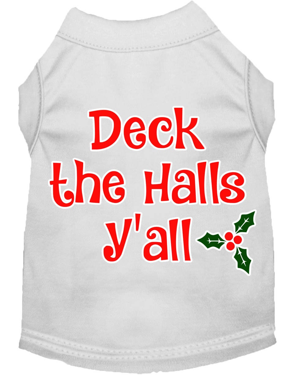 As You Wish Apparel – "Deck The Halls, Yall" Christmas Pet Shirt