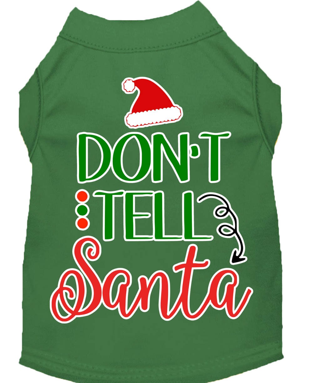 As You Wish Apparel – "Dont Tell Santa" Christmas Pet Shirt