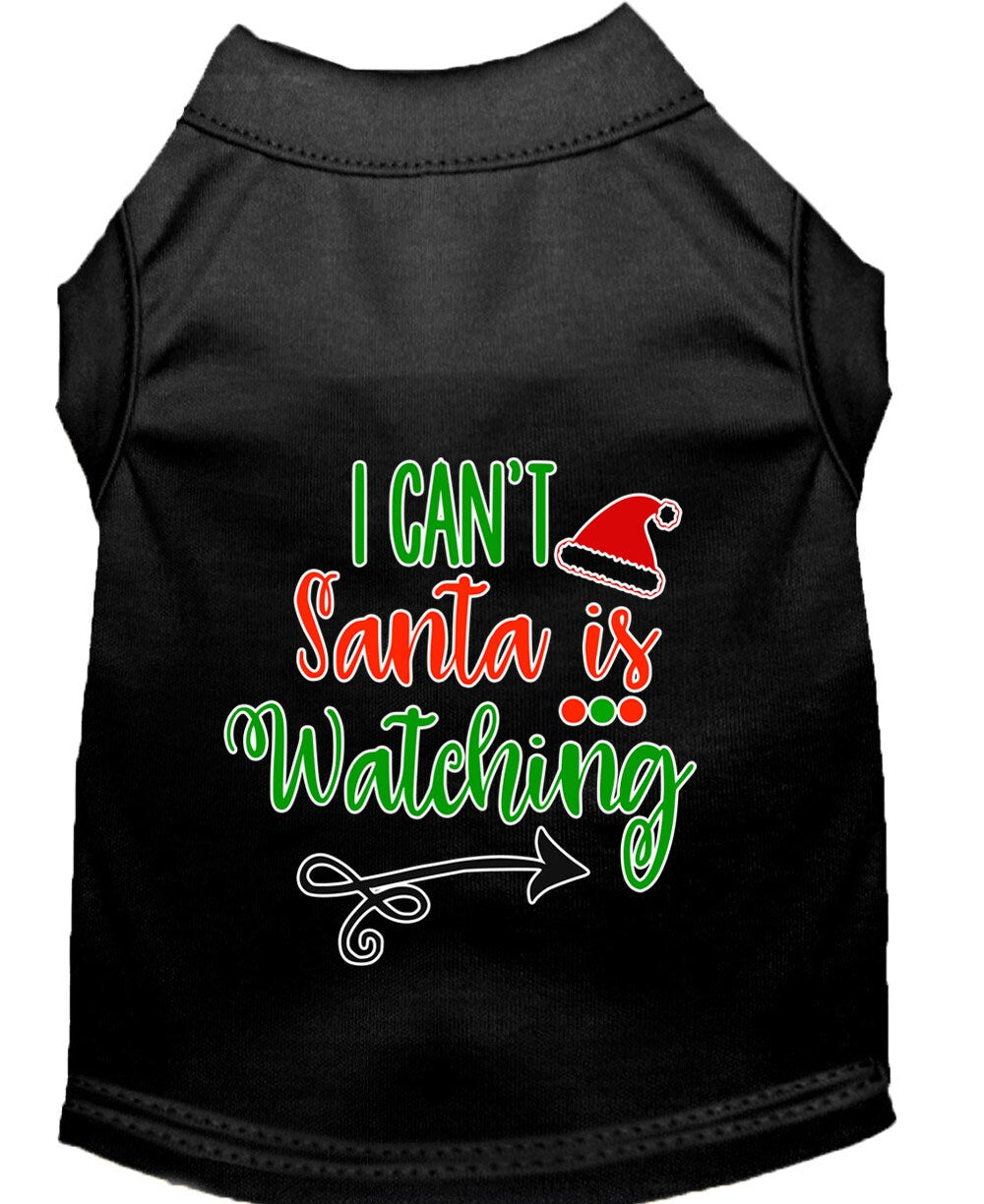 As You Wish Apparel – "I Cant, Santa is Watching" Christmas Pet Shirt