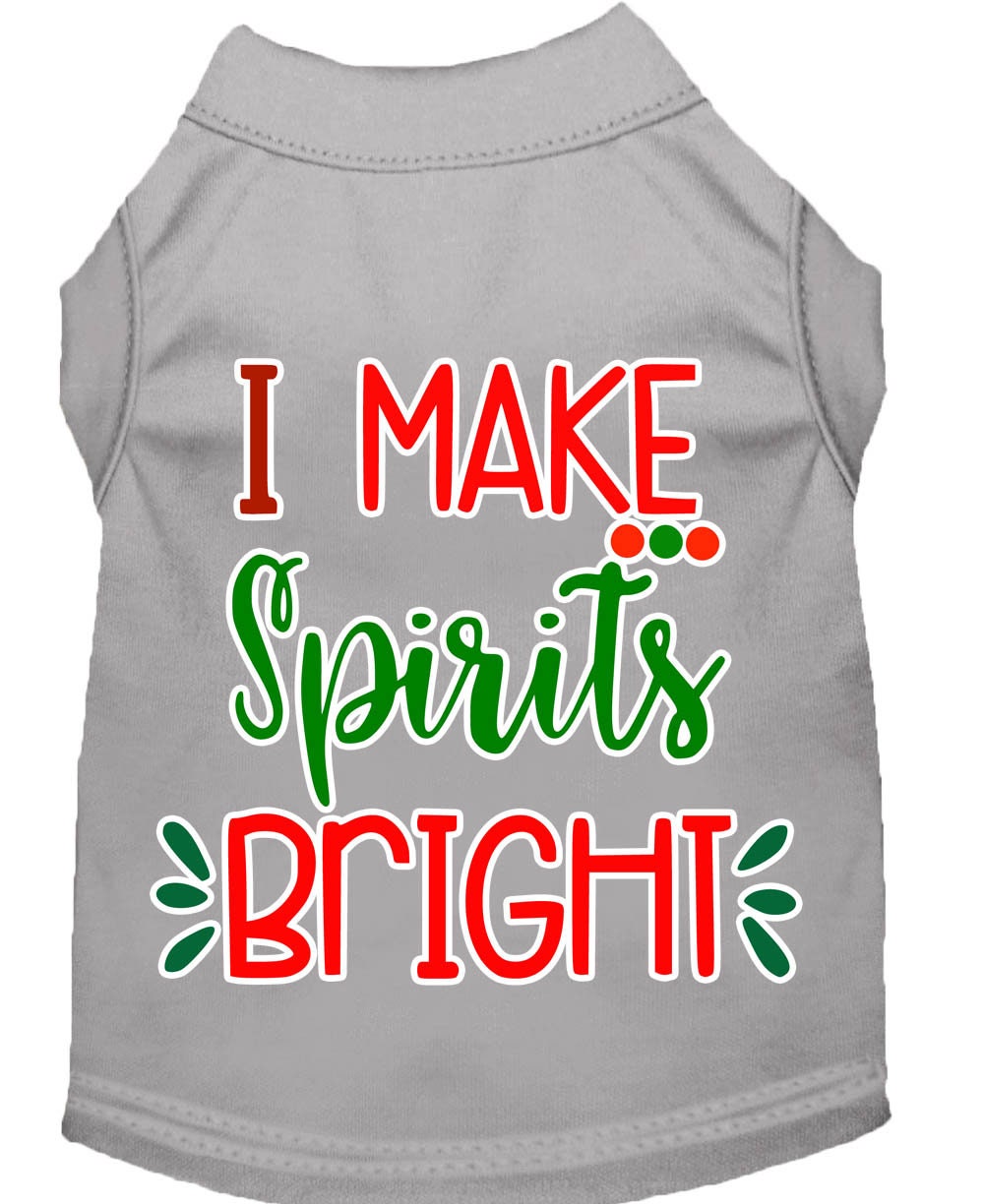As You Wish Apparel – "I Make Spirits Bright" Christmas Pet Shirt