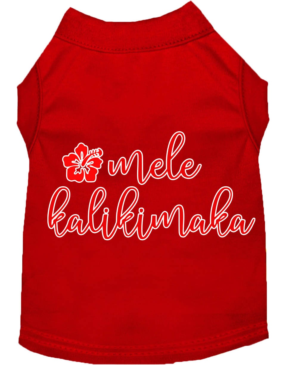As You Wish Apparel – "Mele Kalikimaka" Christmas Pet Shirt