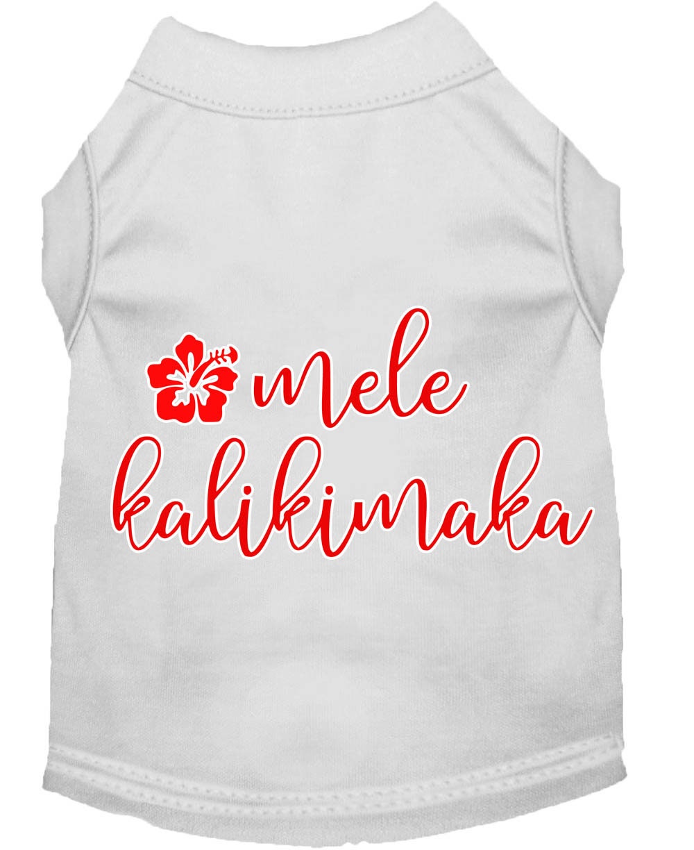 As You Wish Apparel – "Mele Kalikimaka" Christmas Pet Shirt