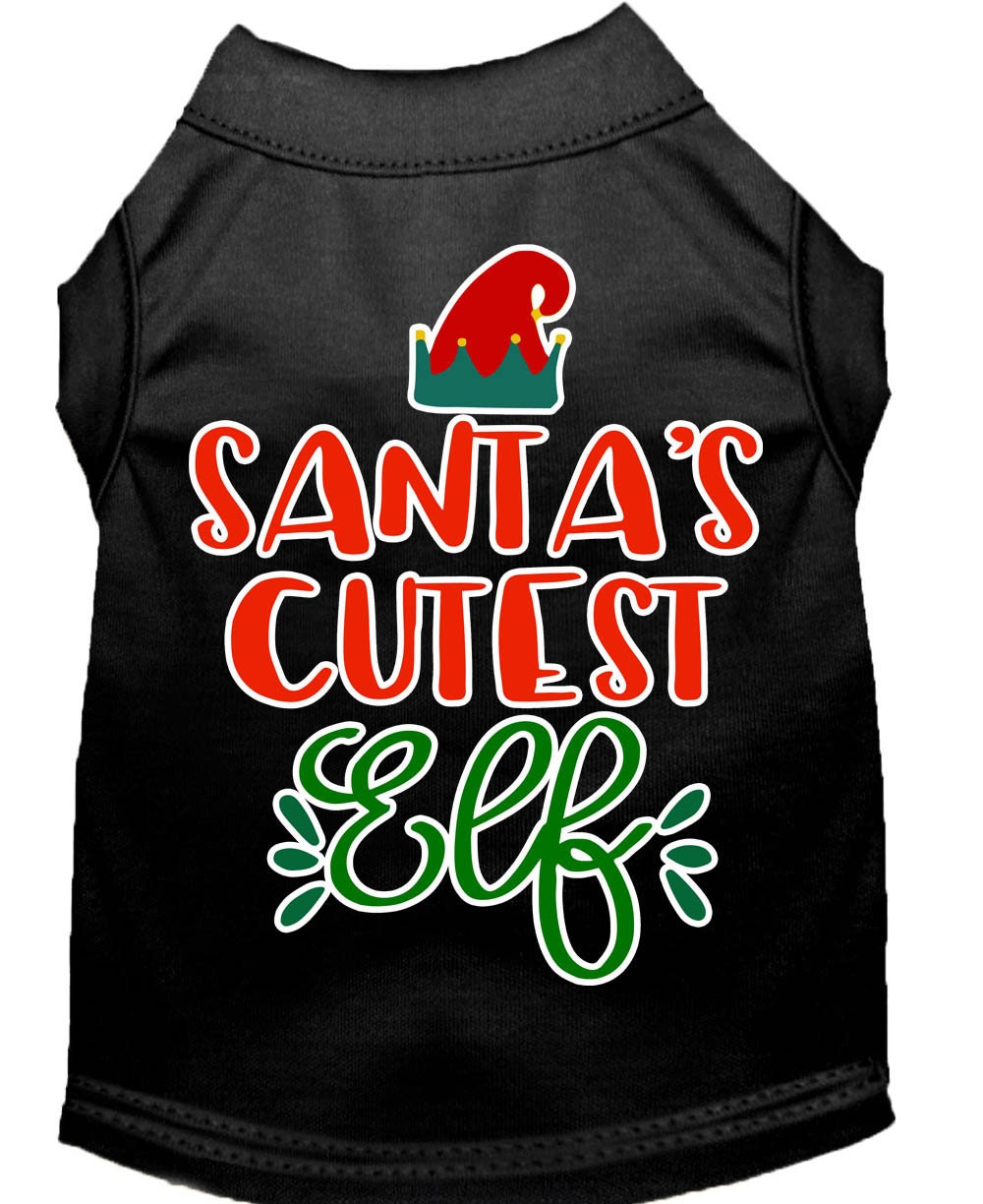As You Wish Apparel – "Santas Cutest Elf" Christmas Pet Shirt