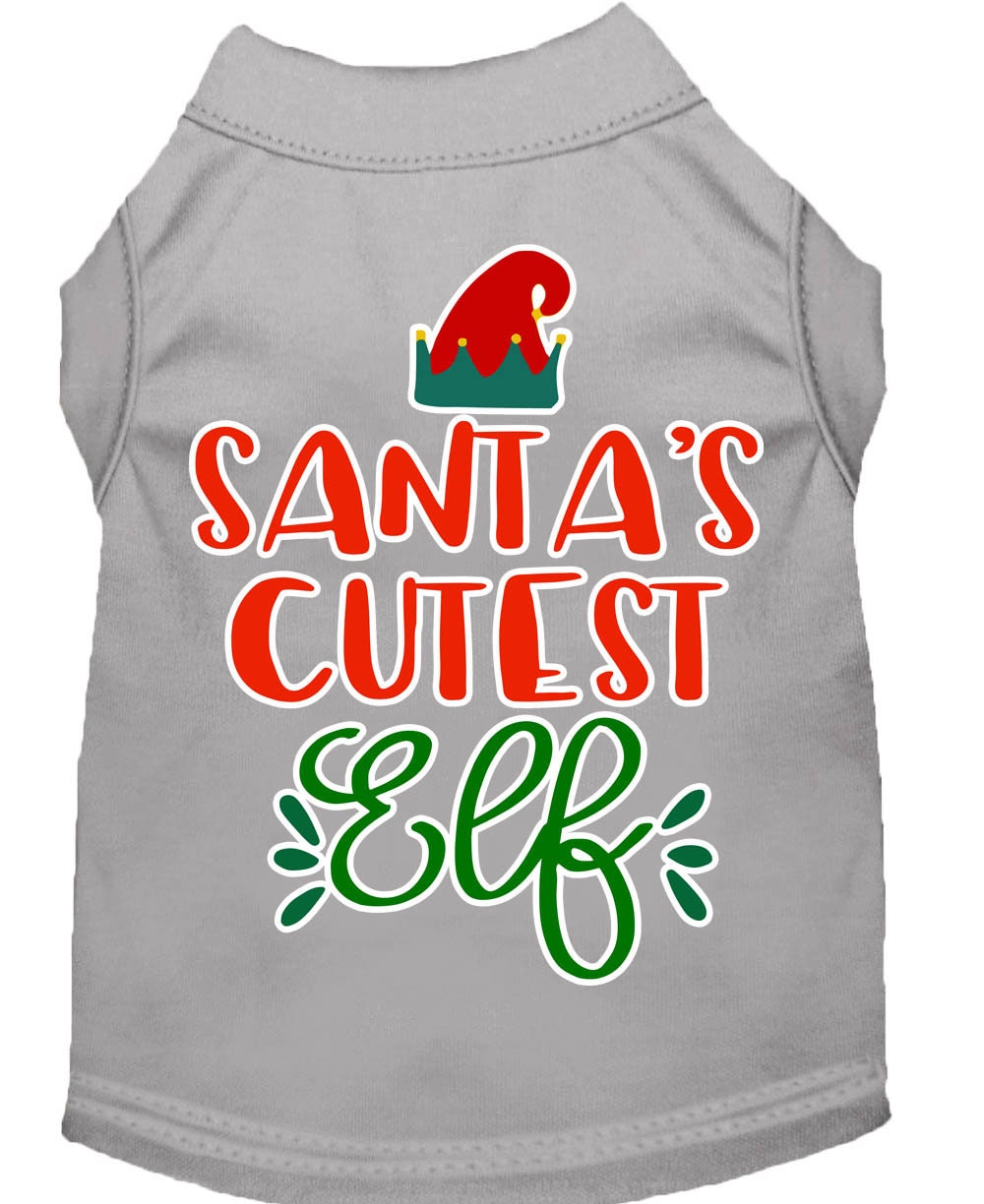 As You Wish Apparel – "Santas Cutest Elf" Christmas Pet Shirt