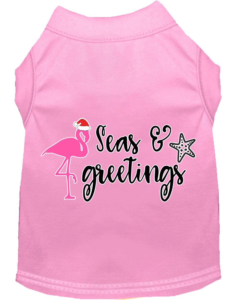 As You Wish Apparel – "Seas and Greetings" Christmas Pet Shirt