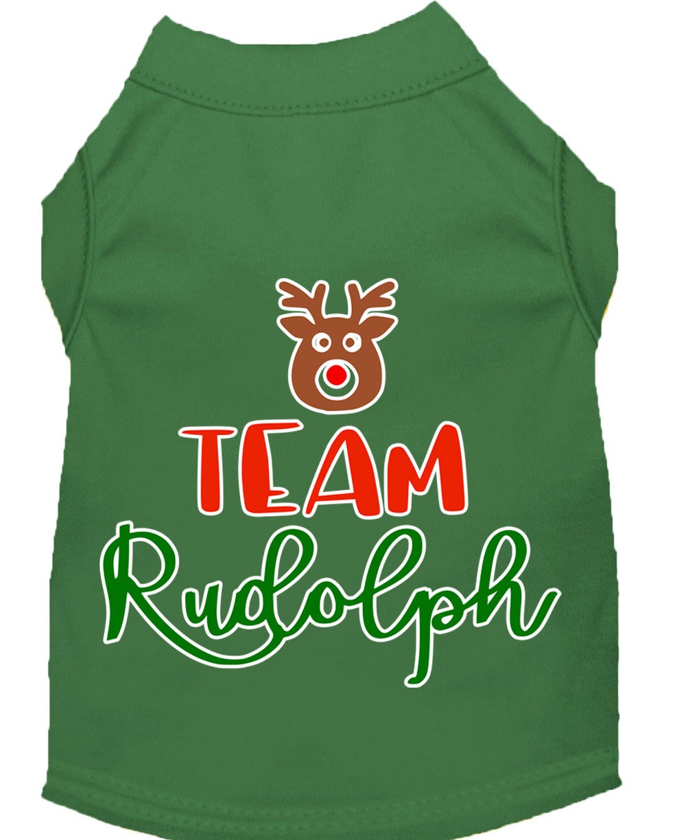 As You Wish Apparel – "Team Rudolph" Christmas Pet Shirt