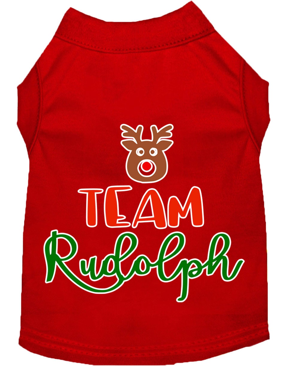 As You Wish Apparel – "Team Rudolph" Christmas Pet Shirt