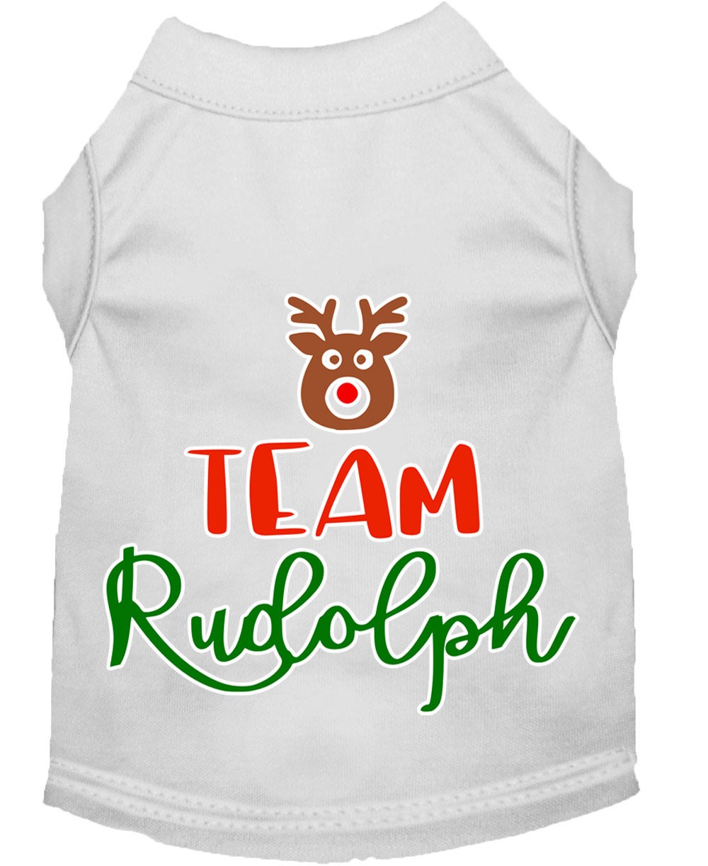 As You Wish Apparel – "Team Rudolph" Christmas Pet Shirt