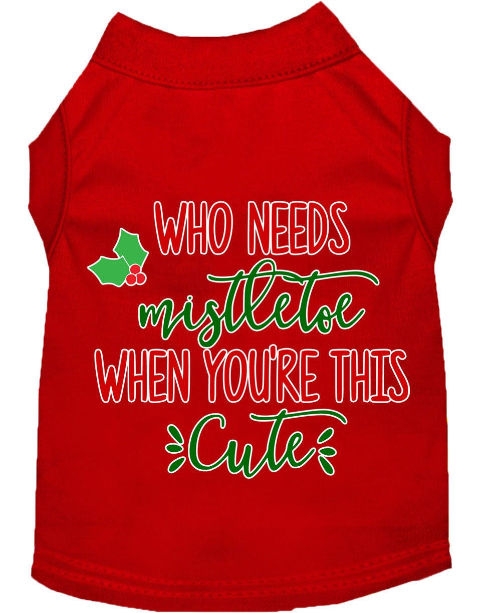 As You Wish Apparel – "Who Needs Mistletoe" Christmas Pet Shirt
