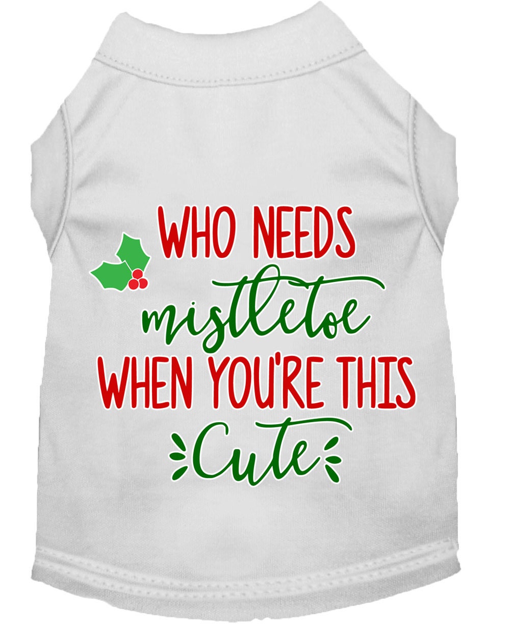 As You Wish Apparel – "Who Needs Mistletoe" Christmas Pet Shirt