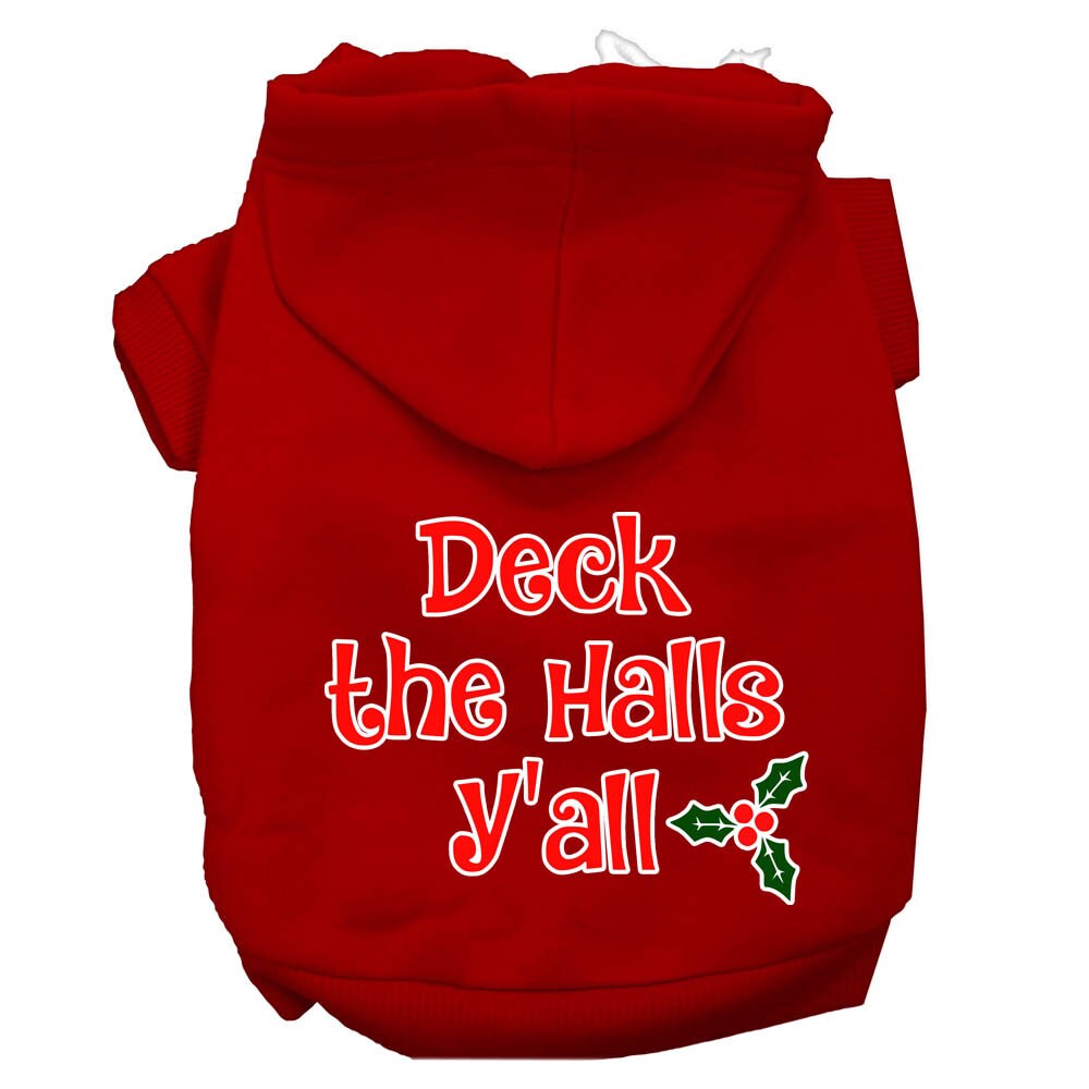 As You Wish Apparel – "Deck the Halls Yall" Christmas Pet Hoodie