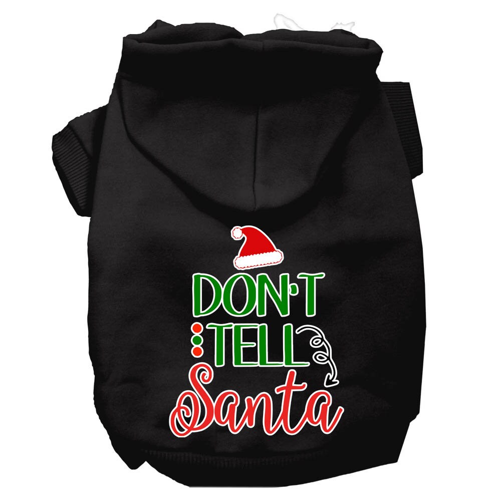As You Wish Apparel – "Dont Tell Santa" Christmas Pet Hoodie