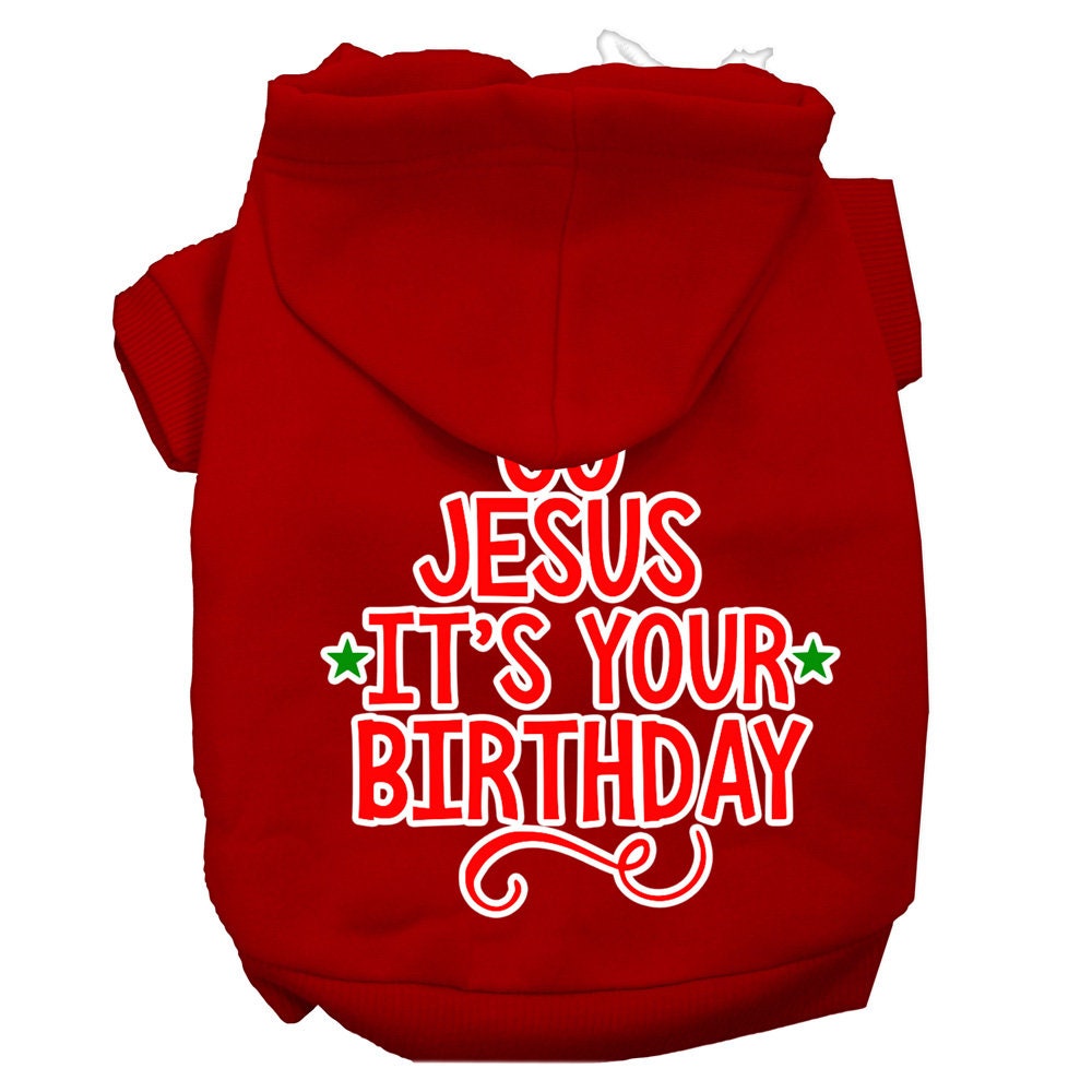 As You Wish Apparel – "Go Jesus, Its Your Birthday" Christmas Pet Hoodie