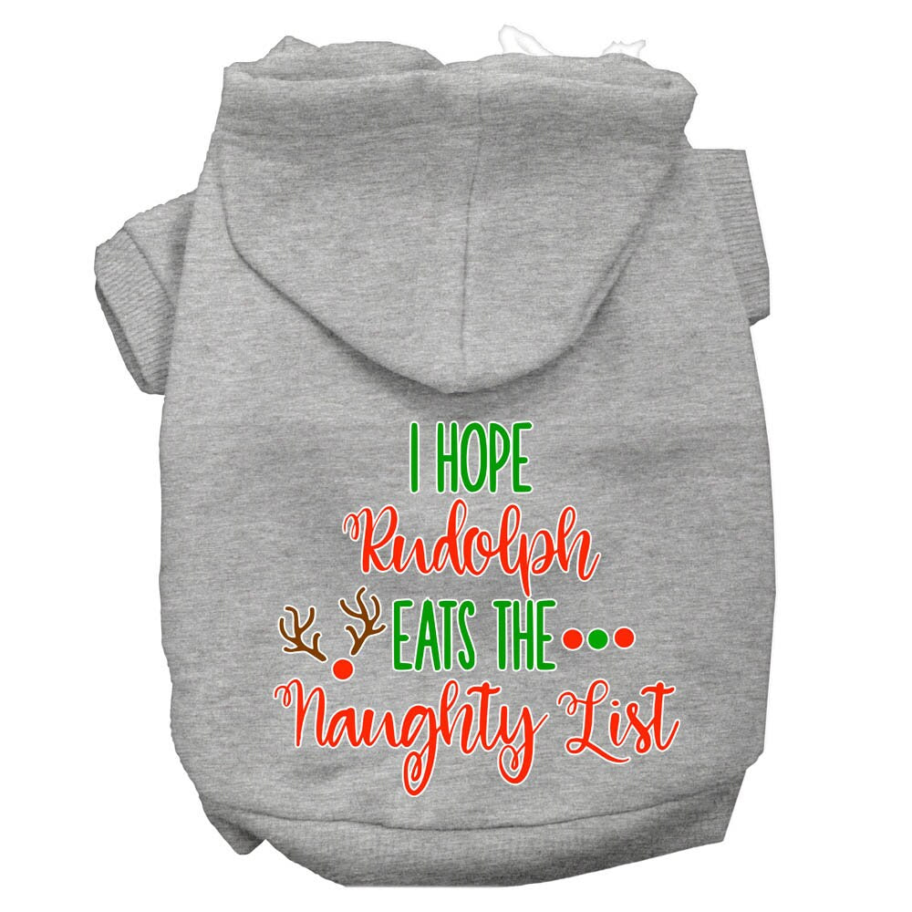 As You Wish Apparel – "I Hope Rudolph Eats The Naughty List" Christmas Pet Hoodie