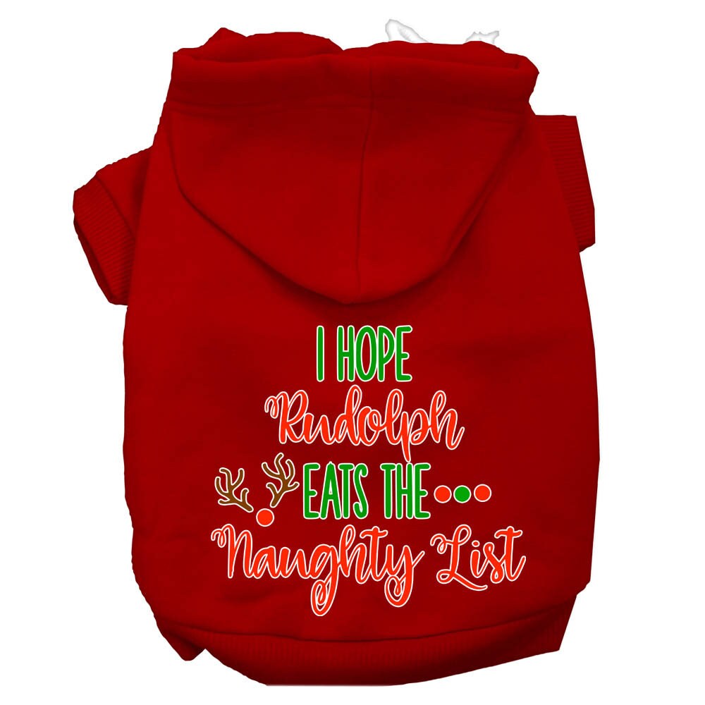 As You Wish Apparel – "I Hope Rudolph Eats The Naughty List" Christmas Pet Hoodie