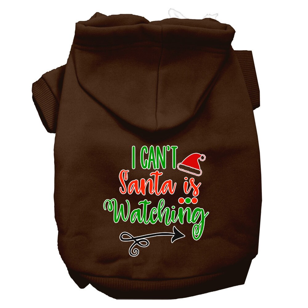 As You Wish Apparel – "I Cant, Santa Is Watching" Christmas Pet Hoodie
