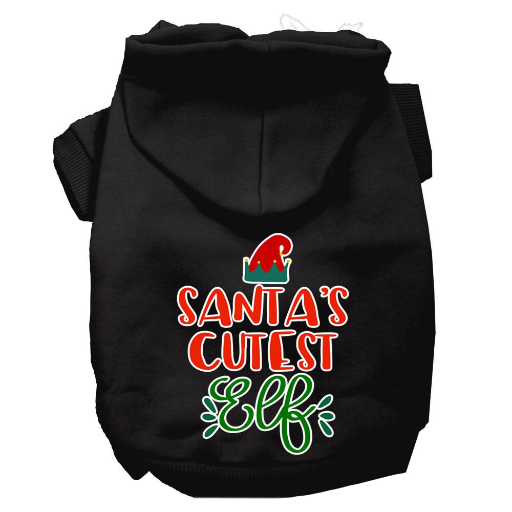 As You Wish Apparel – "Santas Cutest Elf" Christmas Pet Hoodie