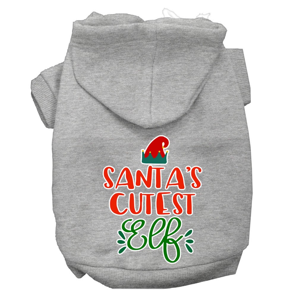 As You Wish Apparel – "Santas Cutest Elf" Christmas Pet Hoodie