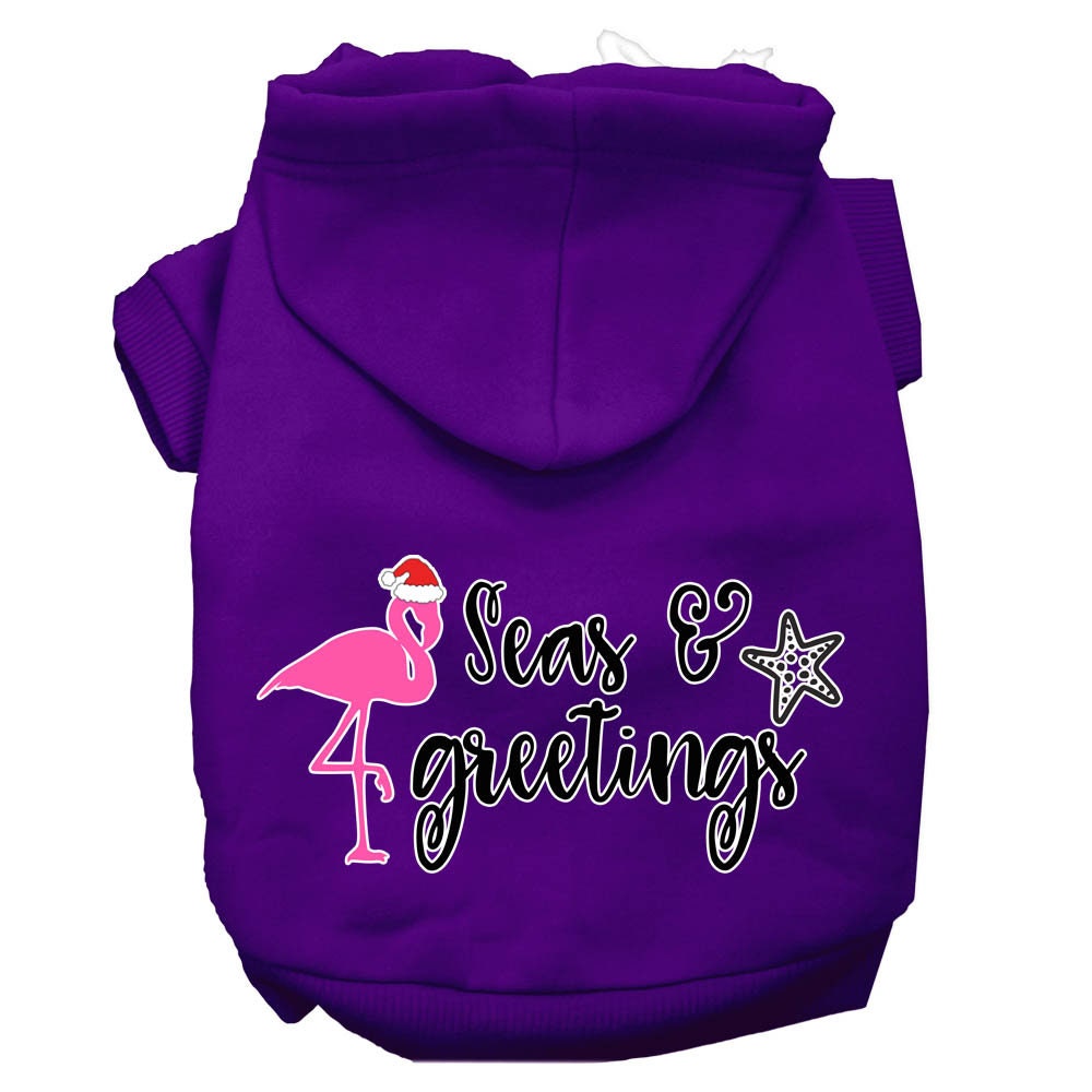 As You Wish Apparel – "Seas & Greetings" Christmas Pet Hoodie