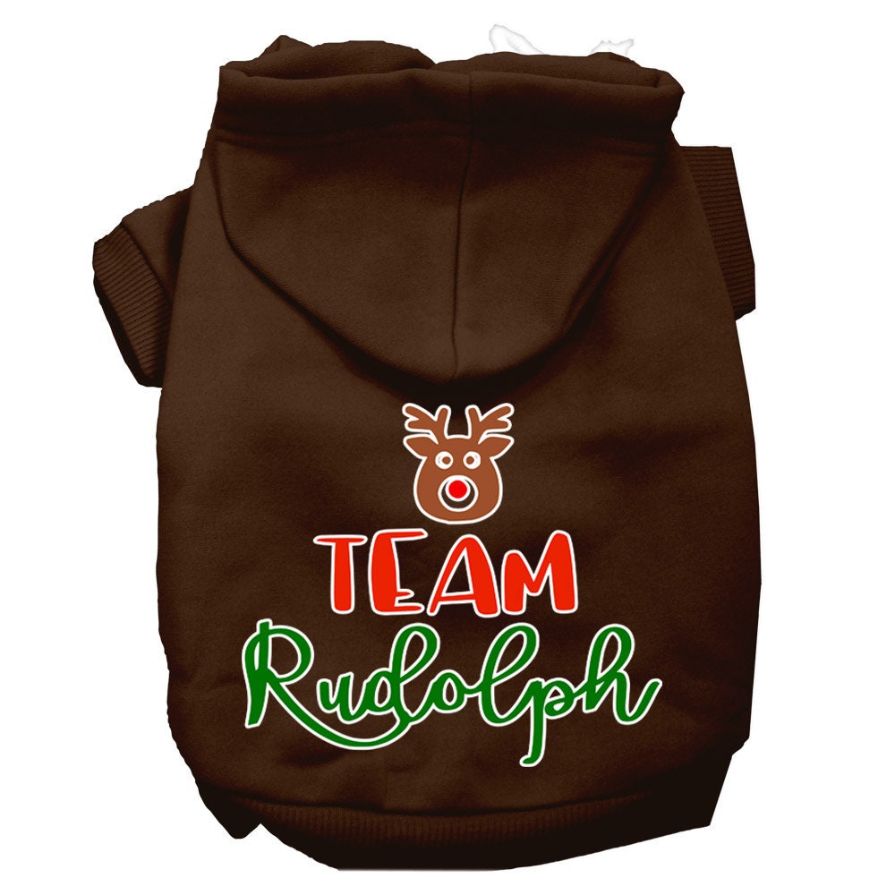 As You Wish Apparel – "Team Rudolph" Christmas Pet Hoodie