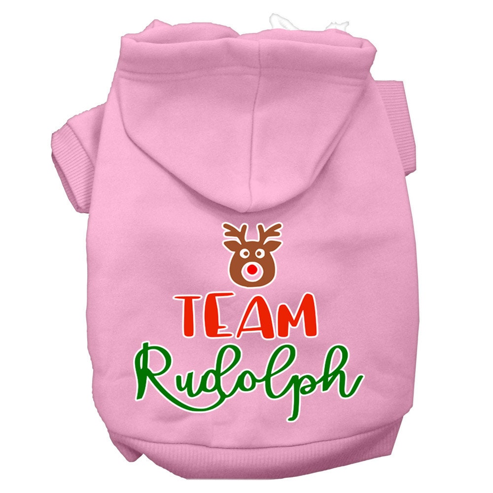 As You Wish Apparel – "Team Rudolph" Christmas Pet Hoodie