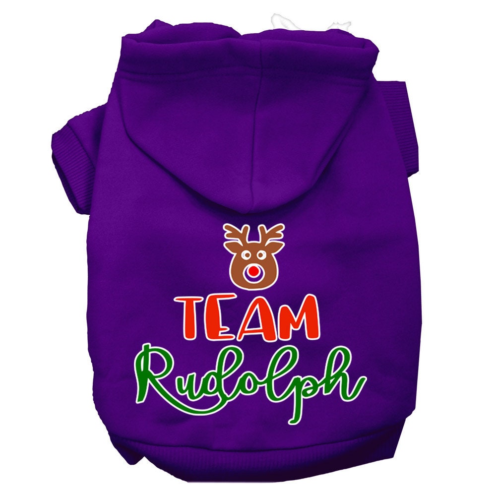 As You Wish Apparel – "Team Rudolph" Christmas Pet Hoodie