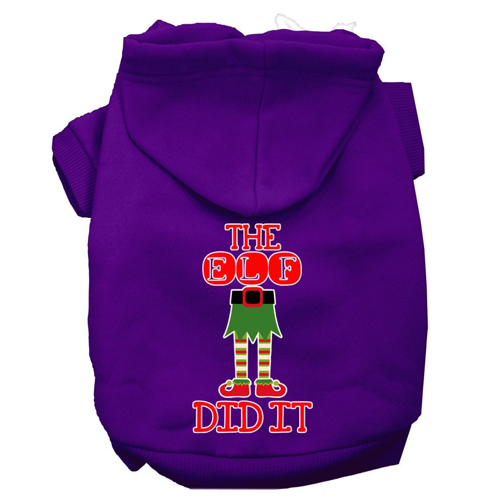 As You Wish Apparel – "The Elf Did It" Christmas Pet Hoodie