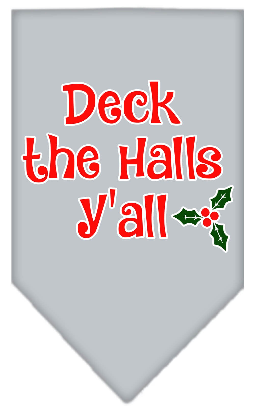 As You Wish Apparel – "Deck The Halls Yall" Christmas Pet Bandana