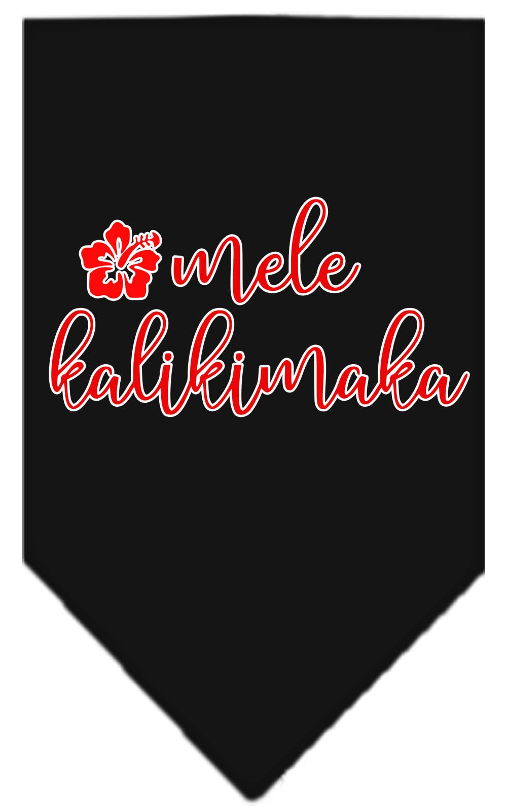 As You Wish Apparel – "Mele Kalikimaka" Christmas Pet Bandana